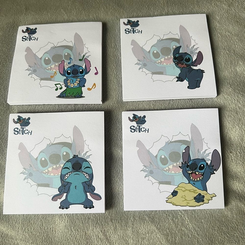 Disney Stitch Notepad Set